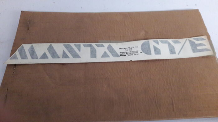 Sticker "Manta GT/E"