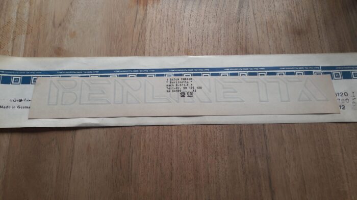 Sticker "BERLINETTA" Manta B