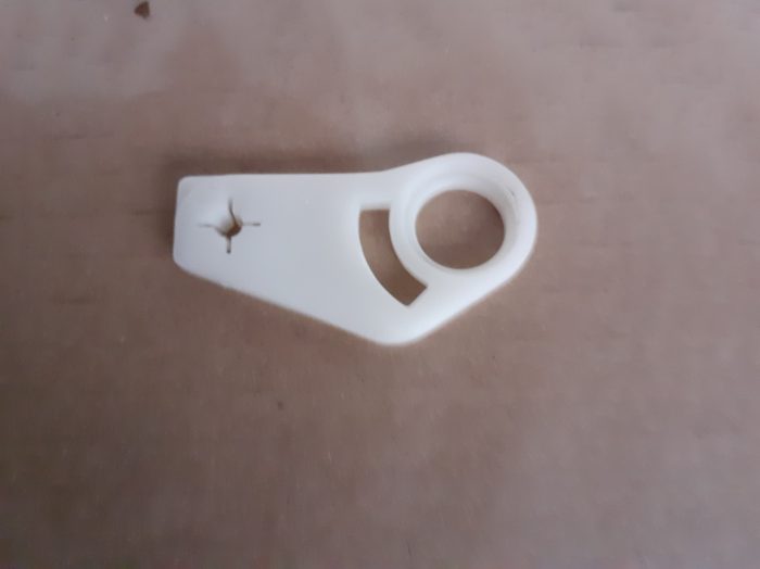 Plastiek deel rechter deurslot