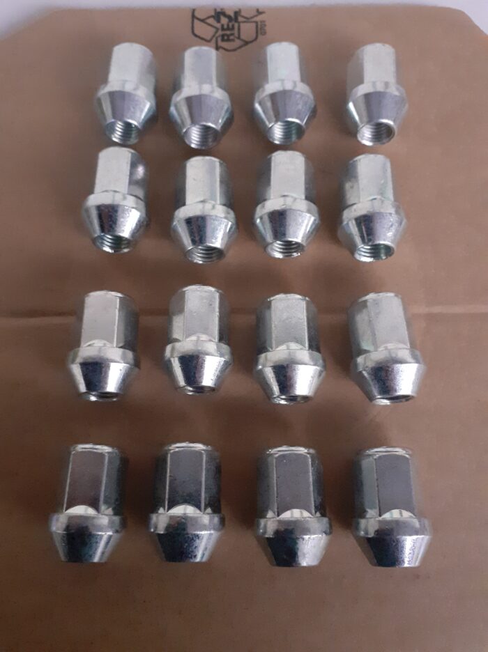 Set wielmoeren (gesloten) M12x1.5
