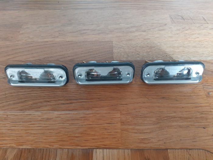3-delig set kentekenverlichting Manta 400 Irmscher