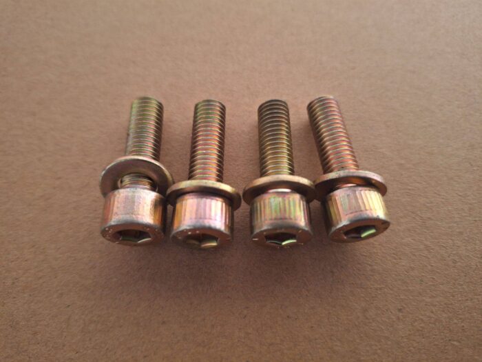 Set montagebouten trompet achteras