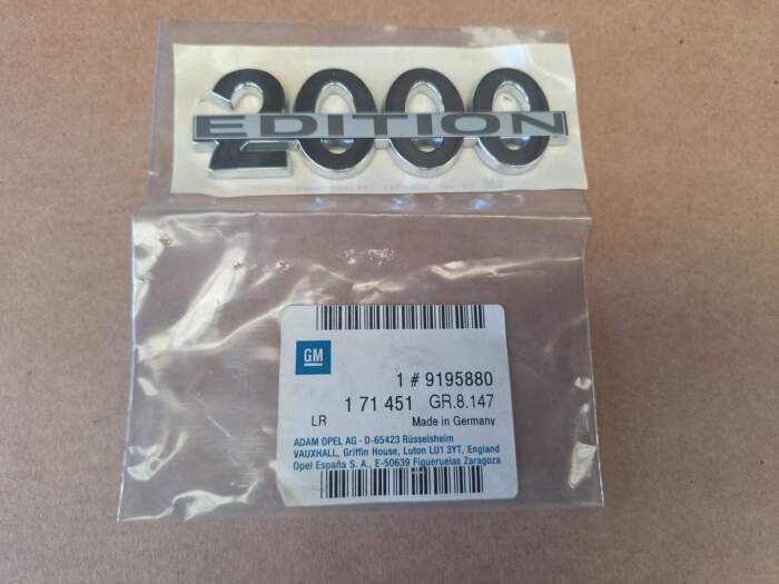 Embleem "EDITION 2000" Corsa B